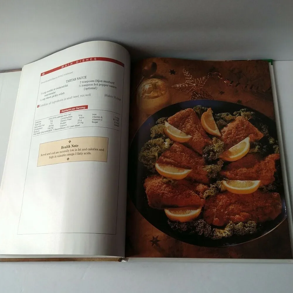 Diabetic Recipes For the Holidays Hardcover Cookbook Vtg 1998
